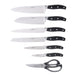 BergHOFF Forged 9pc Stainless Steel Knife Block Set with 3-in-1 Sharpener - Kitchen Knives