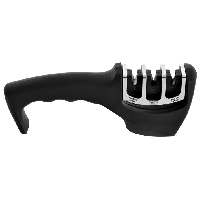 BergHOFF Forged 9pc Stainless Steel Knife Block Set with 3-in-1 Sharpener - Kitchen Knives