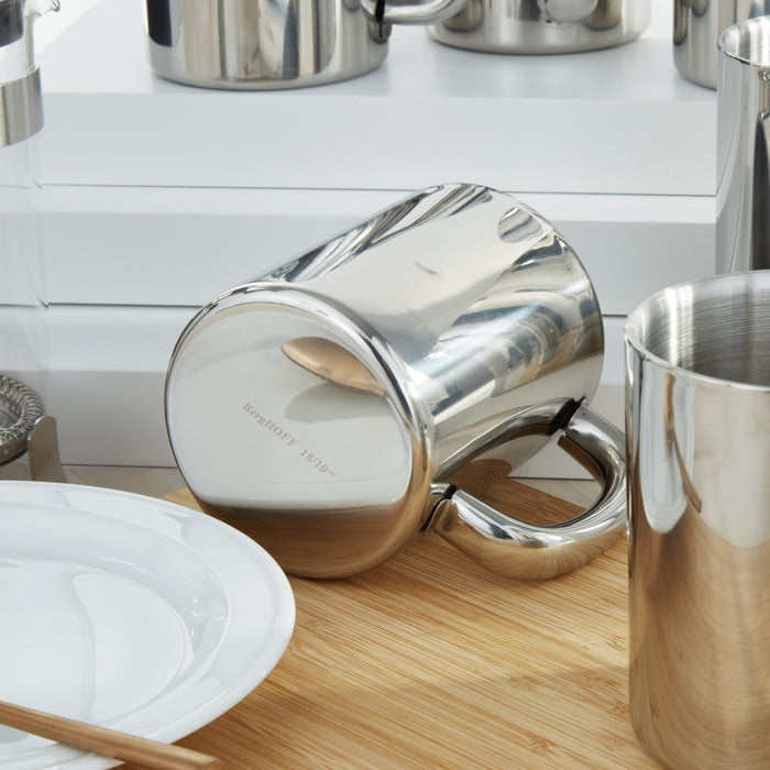 Image 3 of 6Pc 18/10 Stainless Steel Mug Set, 12 oz