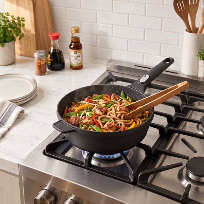 BergHOFF GEM 6pc Nonstick Cast Aluminum Cookware Set - Cookware Sets