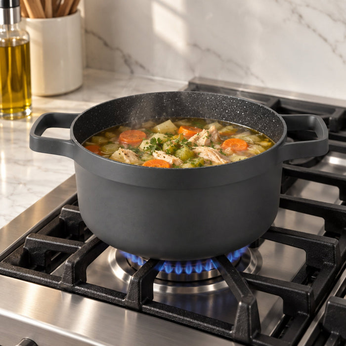 BergHOFF GEM 6pc Nonstick Cast Aluminum Cookware Set - Cookware Sets
