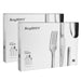 Image 6 of Essentials 60Pc 18/10 Stainless Steel Flatware Set, Essense