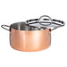 Image 2 of Vintage Tri-Ply Copper 9.5" stockpot 5.5qt. with Lid, Polished