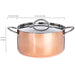BergHOFF Vintage Tri-Ply Copper 9.5" stockpot 5.5qt. with Lid, Polished - Stock Pots