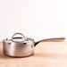 Image 01 of Vintage Tri-Ply 18/10 Stainless Steel 8" Saucepan 3qt. with Lid, Hammered