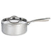 Image 3 of Vintage Tri-Ply 18/10 Stainless Steel 8" Saucepan 3qt. with Lid, Hammered