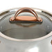 BergHOFF Ouro Gold 18/10 Stainless Steel 8" Stockpot with Glass Lid, 5qt. - Dutch Ovens