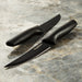 BergHOFF 8pc Serrated Stainless Steel Steak Knife Set 4.25", Black - Kitchen Knives