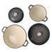 BergHOFF Neo Cast Iron 3qt. Round Dutch Oven 8" with Lid, Oyster - Dutch Ovens