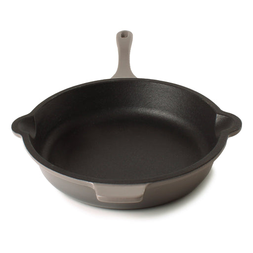 BergHOFF Neo Cast Iron Fry Pan 10", Oyster - Skillets & Frying Pans