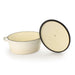 BergHOFF Neo Cast Iron 5qt. Oval Dutch Oven 11.5" with Lid, Meringue - Dutch Ovens