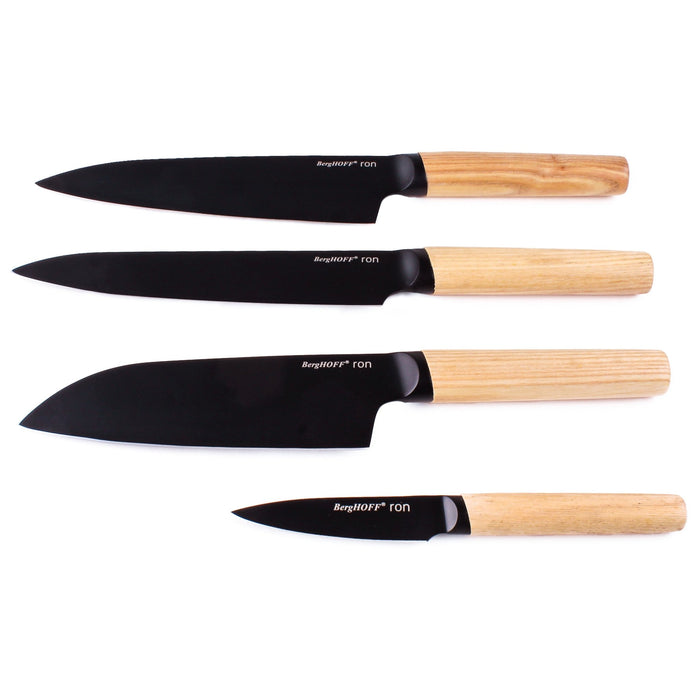 BergHOFF Ron Stainless Steel 4pc Knife Set, Natural - Kitchen Knives