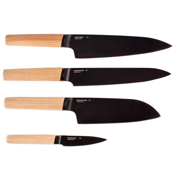 BergHOFF Ron Stainless Steel 4pc Knife Set, Natural - Kitchen Knives