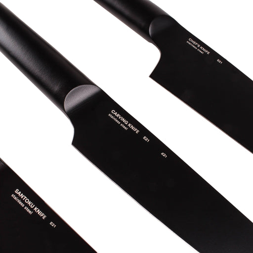 BergHOFF Ron Stainless Steel 4pc Knife Set, Black - Kitchen Knives
