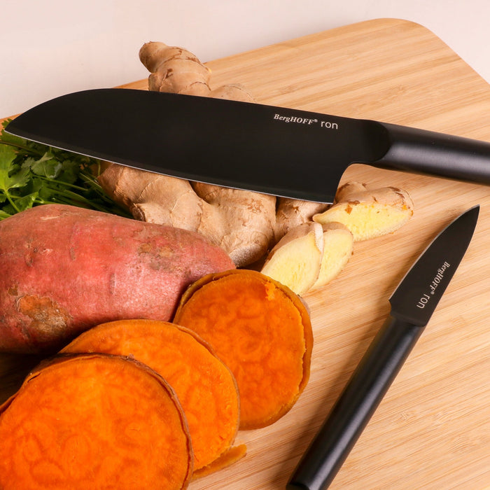 BergHOFF Ron Stainless Steel 4pc Knife Set, Black - Kitchen Knives