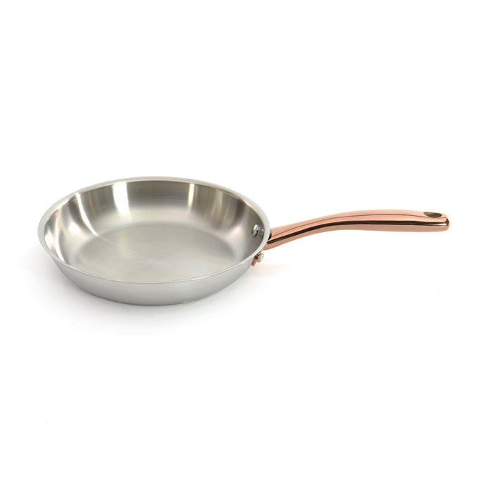 BergHOFF Ouro Gold 10Pc 18/10 Stainless Steel Cookware Set, SS Lids, Rose Gold Handles - Cookware Sets