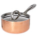 Image 4 of Vintage 13pc Tri-Ply Copper Cookware Set with Lids, Hammered