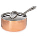 Image 3 of Vintage 5pc Tri-Ply Copper Cookware Set with Lids, Hammered