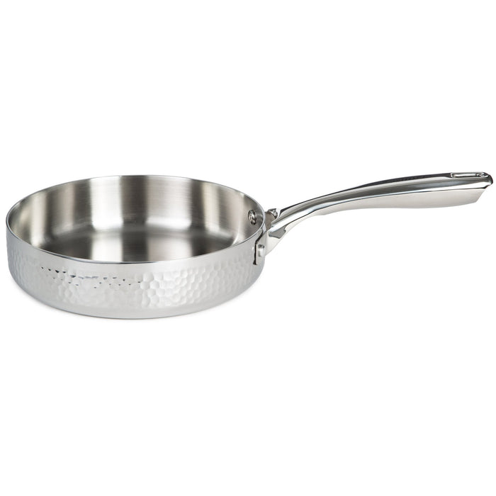 BergHOFF Vintage 13pc Tri-Ply 18/10 Stainless Steel Cookware with Spatulas Set, SS Lids, Hammered - Cookware Sets