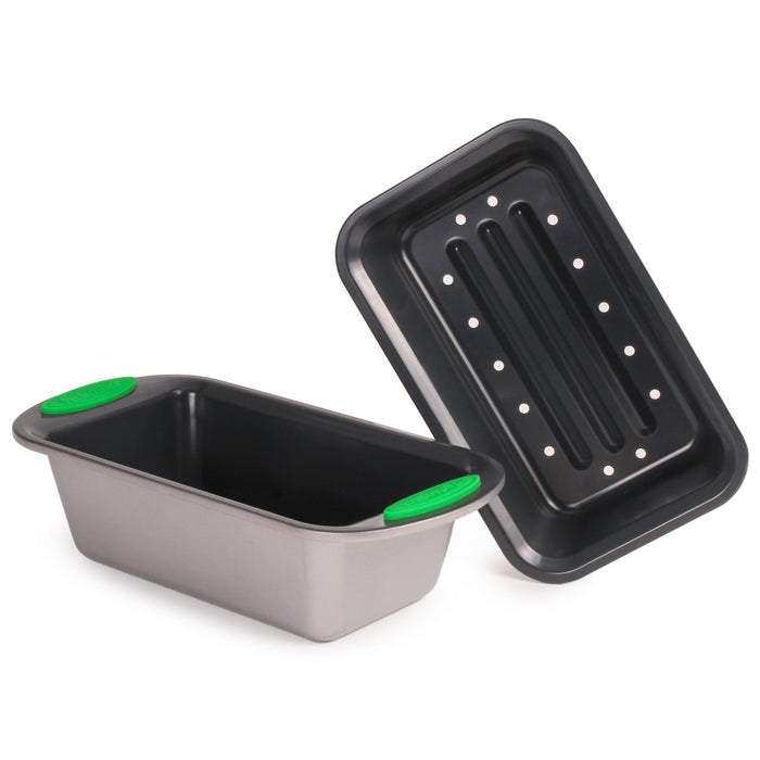 BergHOFF 11Pc Perfect Slice Bakeware Set, Silver & Green - Cake Pans & Molds