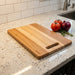 BergHOFF Bamboo 14.2" x 8.7" Rectangle Cutting Board, Two-Toned with Handle - Cutting Boards