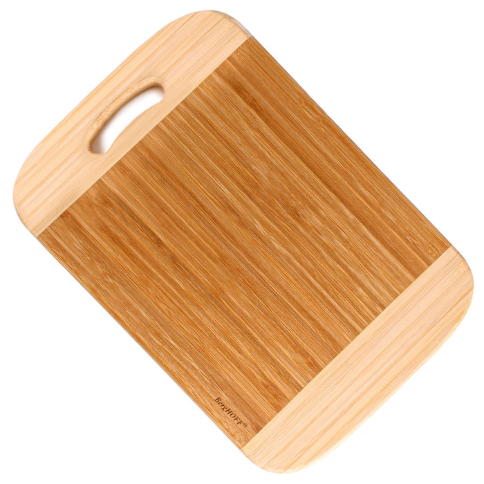 BergHOFF Bamboo 14.2" x 9.9" Rectangle Cutting Board, Two-toned - Cutting Boards