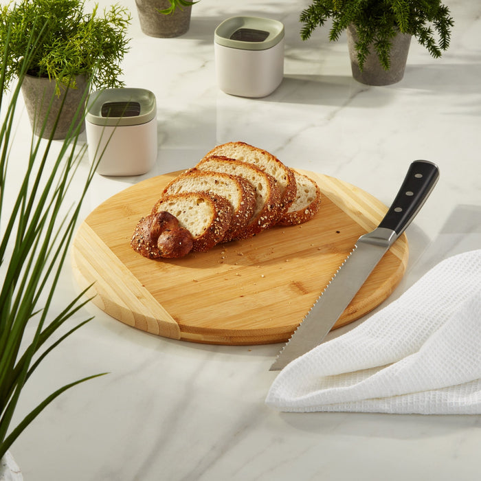 BergHOFF Bamboo Striped Round Cutting Board, 11.8" - Cutting Boards