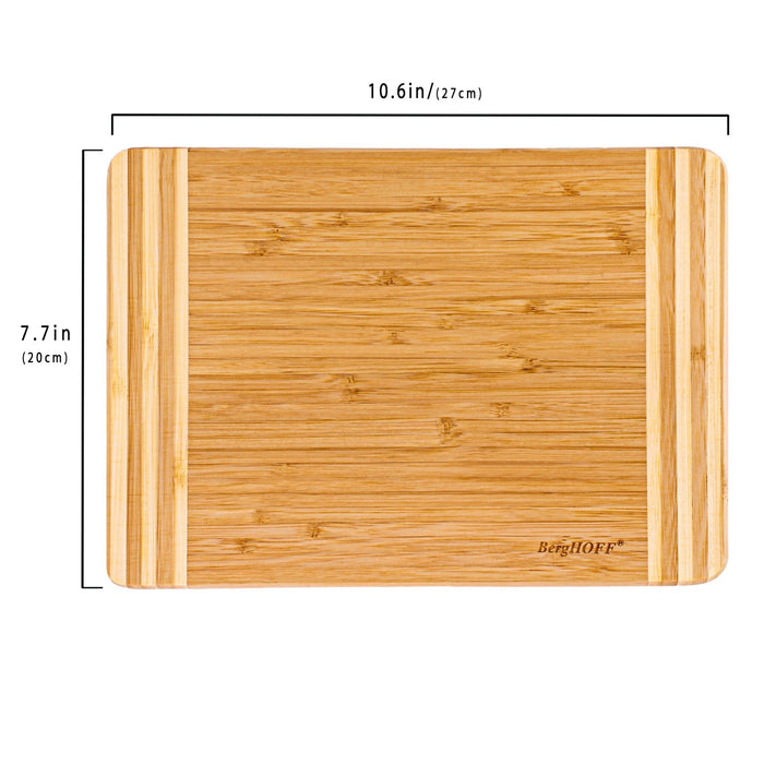 BergHOFF Bamboo Striped Rectangle Cutting Board, 10.6" x 7.7" - Cutting Boards