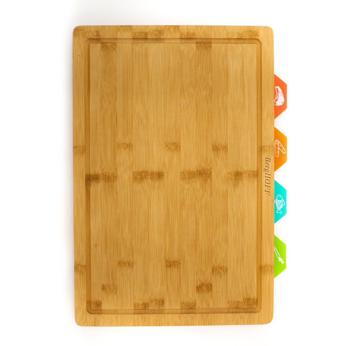 Bamboo Cutting Board with 4pc Flexible Boards, 16.5