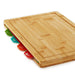 BergHOFF Bamboo Cutting Board with 4pc Flexible Boards, 16.5" x 11.8" - Cutting Boards