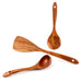 BergHOFF Bamboo 3Pc Wooden Utensil Set: Spatula, Spoon & Ladle - Kitchen Utensil Sets