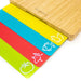 BergHOFF Bamboo Cutting Board with 4pc Flexible Boards, 16.5" x 13.4" - Cutting Boards