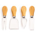 BergHOFF Stainless Steel 5pc Cheese Knives and Bamboo Round Board Set, 8.7x1.5" - Kitchen Utensil Sets