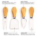 BergHOFF Stainless Steel 5pc Cheese Knives and Bamboo Round Board Set, 8.7x1.5" - Kitchen Utensil Sets