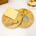 BergHOFF Stainless Steel 5pc Cheese Knives and Bamboo Round Board Set, 8.7x1.5" - Kitchen Utensil Sets