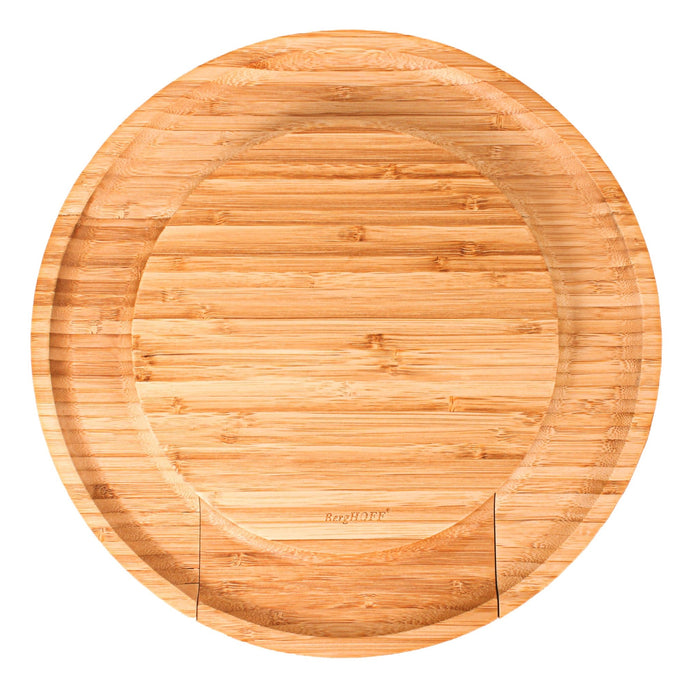 BergHOFF Stainless Steel 4Pc Cheese Knives with Bamboo Multi-level Board Set, 13x1.5" - Cutting Boards