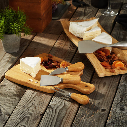 BergHOFF Bamboo 4pc Cheese Knives and Paddle Cutting Board Set - Cutting Boards