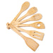 BergHOFF Bamboo 6Pc Wooden Cooking Utensil Set - Kitchen Utensil Sets