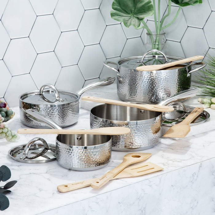 BergHOFF Bamboo 6Pc Wooden Cooking Utensil Set - Kitchen Utensil Sets