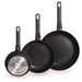 BergHOFF Leo 3pc Non-stick Cookware Set 8", 10" & 11", Black - Skillets & Frying Pans