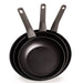 BergHOFF Leo 3pc Non-stick Cookware Set 8", 10" & 11", Black - Skillets & Frying Pans