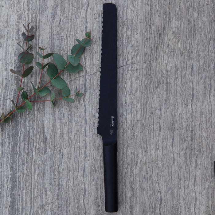 BergHOFF Ron 9" Bread Knife, Black - Kitchen Knives