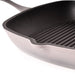BergHOFF Neo 2pc Cast Iron 11" Grill Pan with Steak Press, Oyster - Cookware Sets