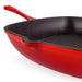 BergHOFF Neo 2pc Cast Iron 11" Grill Pan with Steak Press, Red - Cookware Sets