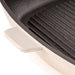 BergHOFF Neo 2pc Cast Iron 11" Grill Pan with Slotted Steak Press, Meringue - Cookware Sets