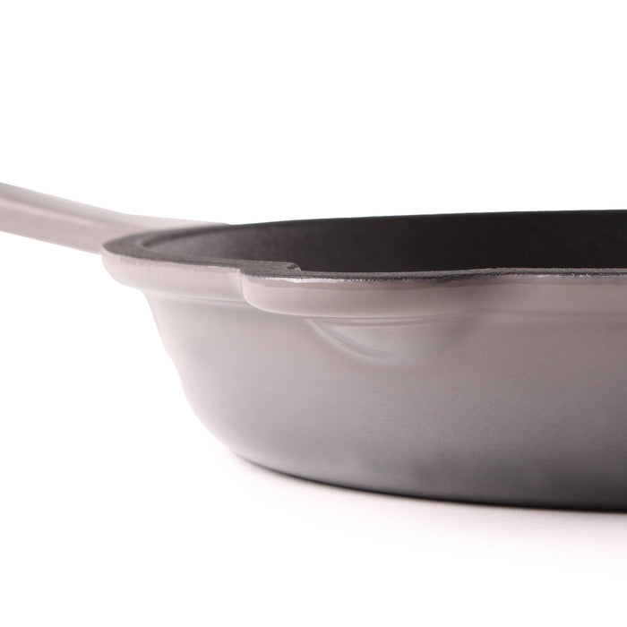 BergHOFF Neo 3pc Cast Iron Cookware Set, Fry Pan & Round Dutch Oven, Oyster - Cookware Sets