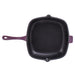 BergHOFF Neo 3pc Cast Iron Cookware Set, Grill Pan & Round Dutch Oven, Purple - Cookware Sets