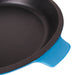 BergHOFF Neo 4pc Cast Iron Cookware Set, Fry Pan, Grill Pan & Round Dutch Oven, Blue - Cookware Sets