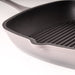 BergHOFF Neo 4pc Cast Iron Cookware Set, Fry Pan, Grill Pan & Round Dutch Oven, Oyster - Cookware Sets