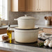 BergHOFF Neo 4pc Cast Iron Cookware Set, 3qt. & 7qt., Meringue - Cookware Sets